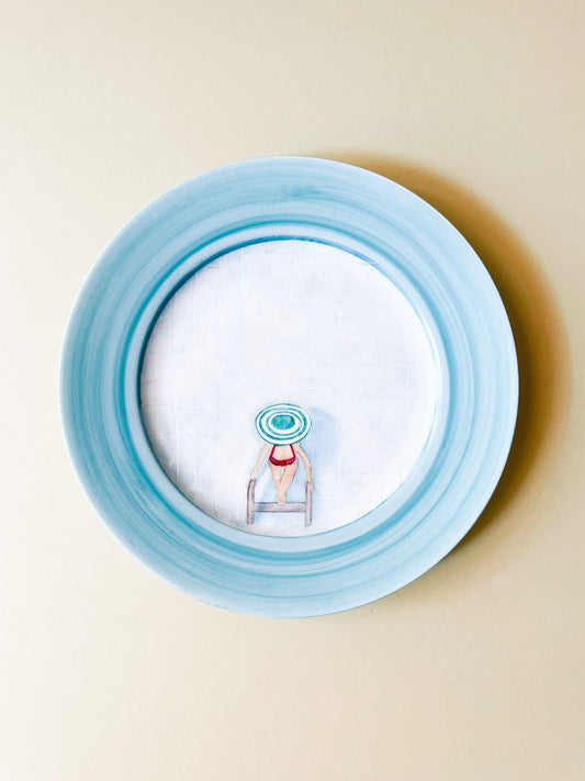 DECORATIVE PLATE CAPRI REGINA POLYCHROME PLATE