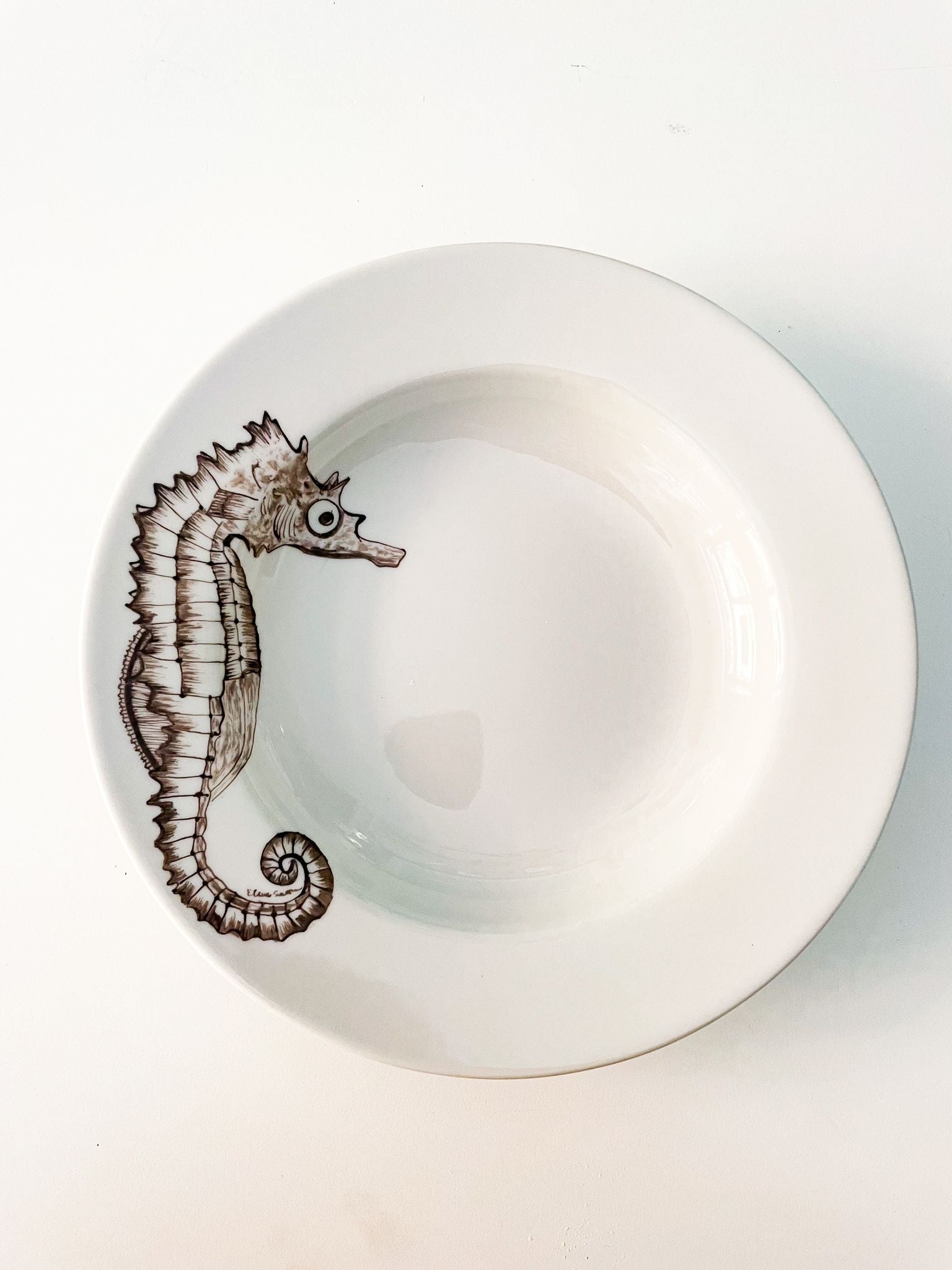 DECORATIVE PLATE NAUTILUS 